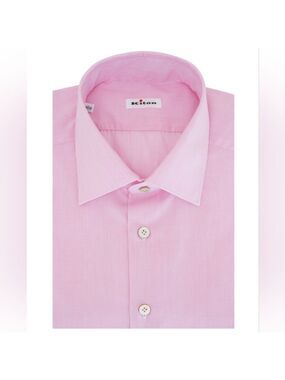 Kiton Plain Cotton Dress Shirt